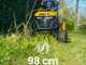 Stiga Tornado 398e &ndash; Rasentraktor mit 1 ePower Pro 56V/40Ah-Akku &ndash; Seitenauswurf und Mulchfunktion