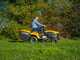 Stiga Estate 598e -Akku-Rasentraktor mit 2 Akkus ePower Pro 56V/40Ah - Fangkorb und Mulching