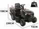 AL-KO Comfort 14-86.6 HD-A - Rasentraktor -  hydrostatisches Getriebe - Fangkorb