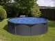 Gre Anthracite Rund &Oslash;460 x 120 cm &ndash; Aufstellpool aus Stahl