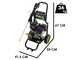 Ribimex RX21T - Hochdruckreiniger - 200 bar 678 l/h - Benzinmotor Loncin 196cc