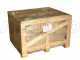 Holzbackofen f&uuml;r drau&szlig;en AgriEuro Cibus Red 80x60 - aus lackiertem Stahl