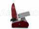 RGV Mary 220 Rot Aufschnittmaschine mit 220mm herausnehmbarem Messer, 200W Motor