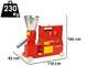 GeoTech Pro EWPM200T - Pelletpresse 400V - Pelletherstellung f&uuml;r die Heizung