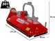 Mulcher f&uuml;r mittelschwere Eins&auml;tze, hydraulische Verschiebung - GeoTech Pro MFM 165-H