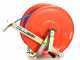 Druckluft Schlauchtrommel Aufroller + 50 Meter Schlauch aus Polyurethane