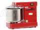 Professionelle Spiralkneter Famag IM 8 Teig: 8 kg - rot
