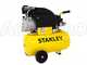 Stanley D210/8/24 - Elektrischer Kompressor mit Wagen - Motor 2 PS - 24 Lt