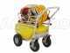 Benzin Membranpumpe GeoTech SP 550 4S aus Aluminium mit Wagen - Viertaktmotor