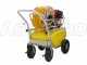 Benzin Membranpumpe GeoTech SP 550 4S aus Aluminium mit Wagen - Viertaktmotor