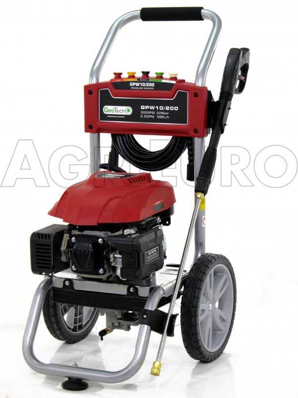 GeoTech GPW 10/200 &ndash; Benzin Hochdruckreiniger &ndash; 228 bar &ndash; 568 l/h &ndash; Motor Ducar DV196