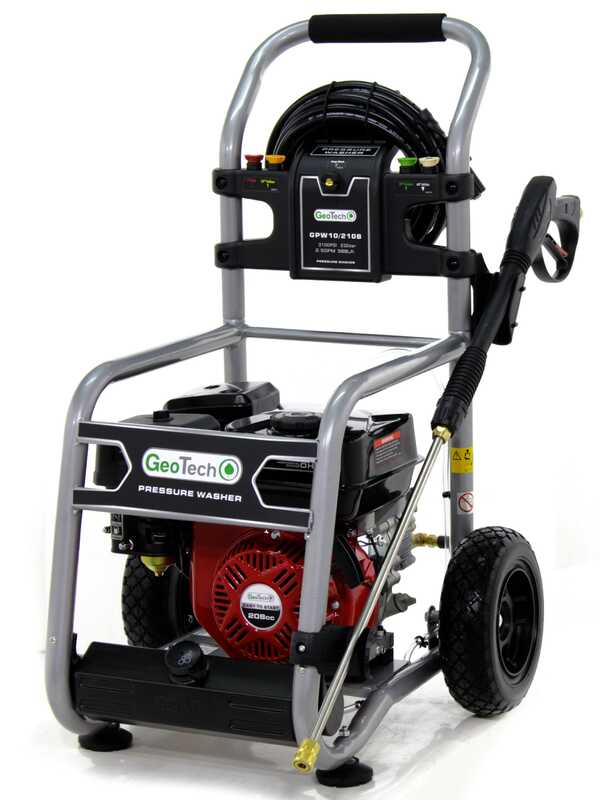 Benzin Hochdruckreiniger GeoTech GPW 10/210 B - Benzinmotor 208 ccm 7 PS - 233 bar