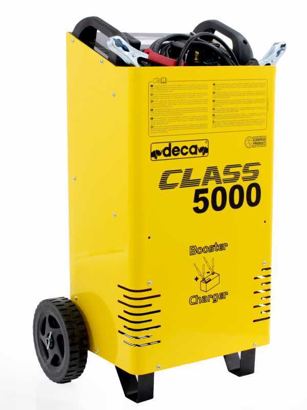 Deca CLASS BOOSTER 5000 - Akkuladeger&auml;t Startlader - auf Wagen - 230V - 12-24V Batterien