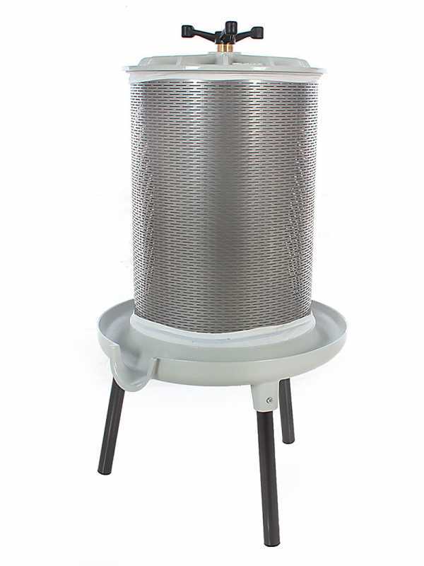 Grifo PEW40 - Hydropresse f&uuml;r Obst 40 L - Presskorb aus Edelstahl
