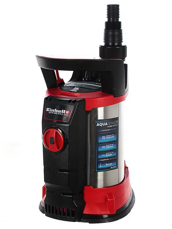 Elektrische Tauchpumpe f&uuml;r Klarwasser Einhell GE-SP 4390 N A-LL ECO - mit Aquasensor