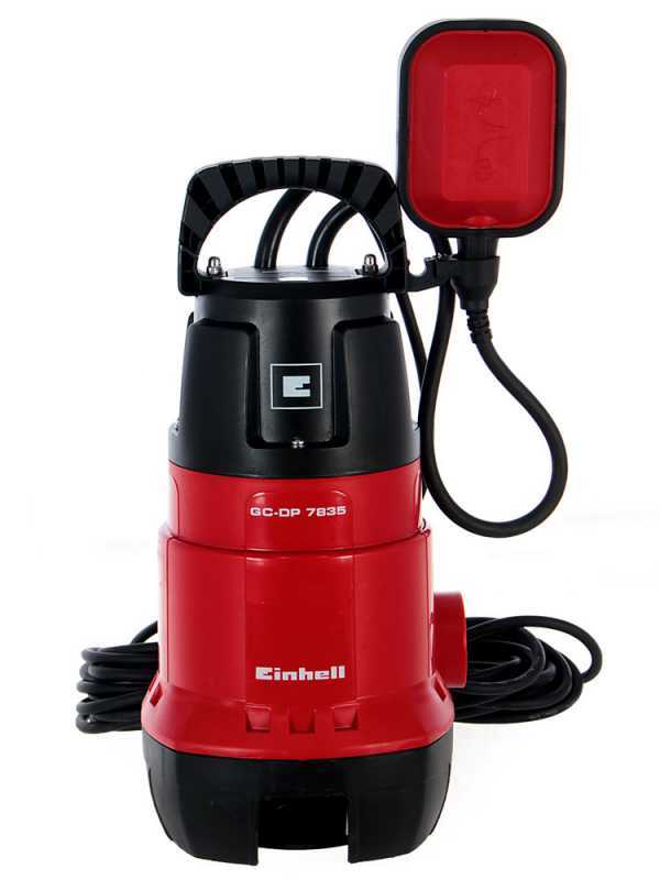 Elektrische Tauchpumpe f&uuml;r Schmutzwasser Einhell GC-DP 7835 - Elektropumpe aus Edelstahl 780 W - 230V