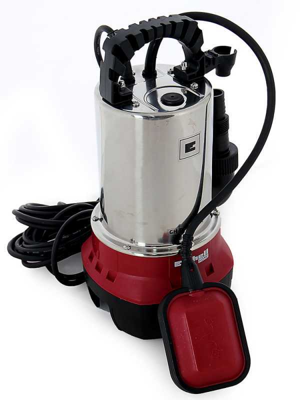 Elektrische Tauchpumpe f&uuml;r Schmutzwasser Einhell GH-DP 6315 N - Elektropumpe aus Edelstahl 630 W