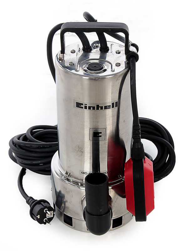Elektrische Tauchpumpe f&uuml;r Schmutzwasser Einhell GC-DP 1020 N - Elektropumpe aus Edelstahl 1000 W