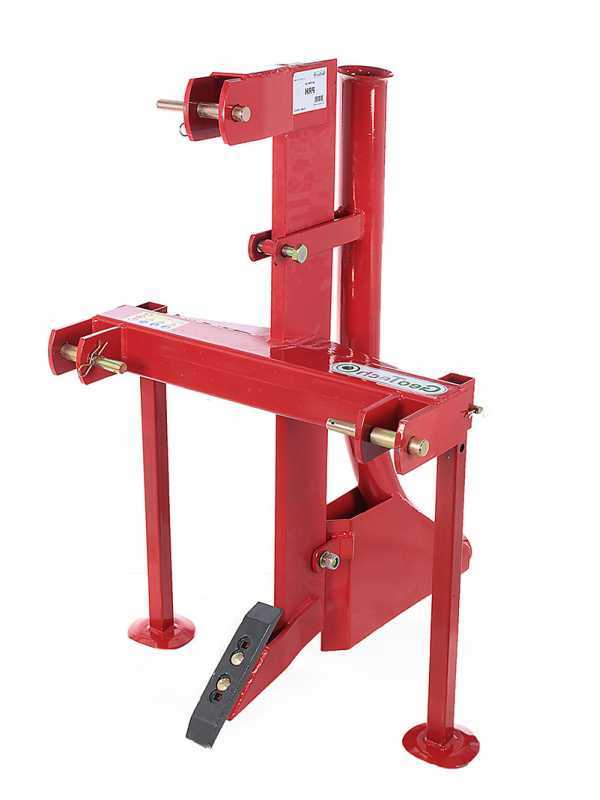 GeoTech PRH - Kabelpflug Drainagepglug mit 1 Zinken - mit seitlichen St&uuml;tzen