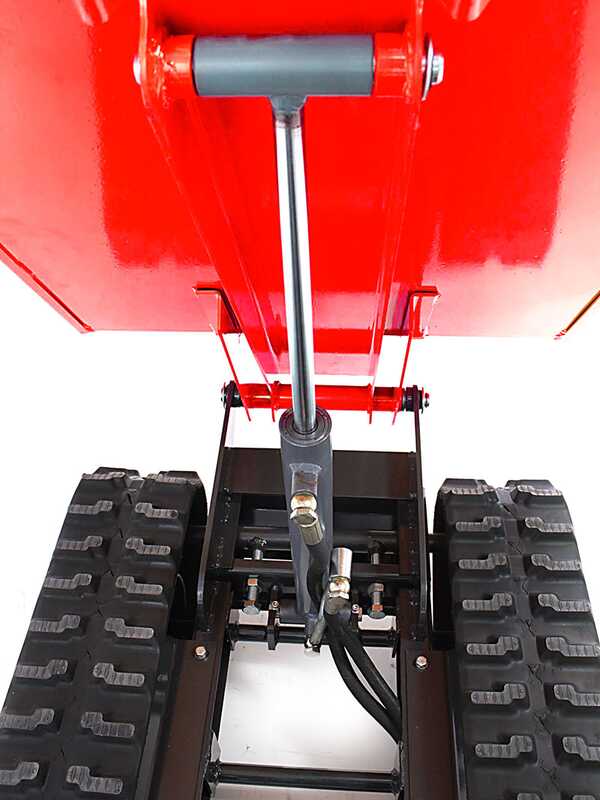 Raupendumper AMA TAG500TD - Hydraulische Kippmulde - Tragf&auml;higkeit 500Kg