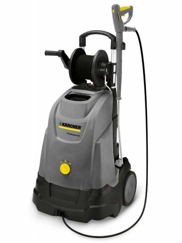 Hei&szlig;wasser-Hochdruckreiniger K&auml;rcher Pro HDS 5/15 UX - Pumpe aus Messing - Schlauchtrommel - 230V