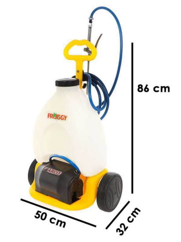 Elektrische Spritzpumpe auf Wagen ARCO Froggy Eco - Tank 20 l