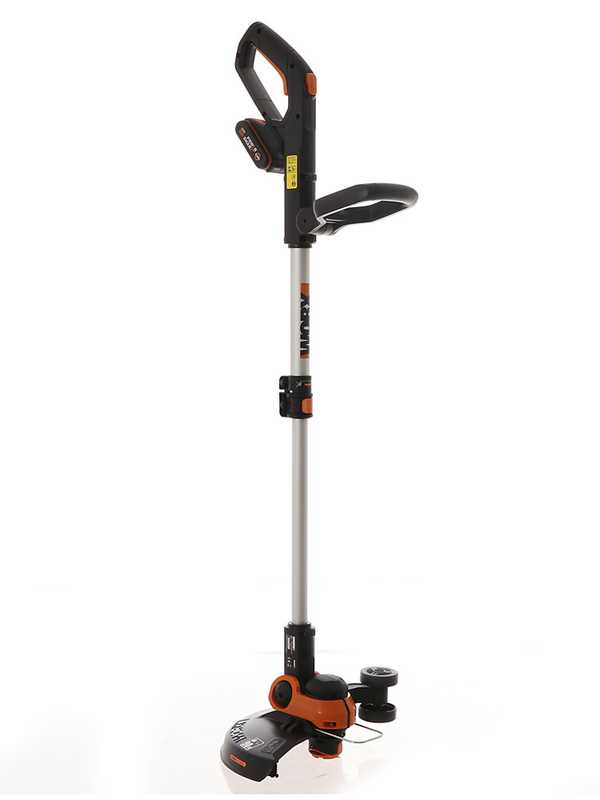 Worx WG163E.1 - Elektrischer Rasentrimmer - Motorsense mit Lithium-Batterie 20V / 2Ah