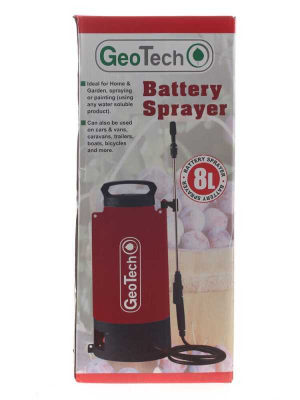 Batteriebetriebene R&uuml;ckenspritze GeoTech BS 80-Lead - elektrisch - 8 lt