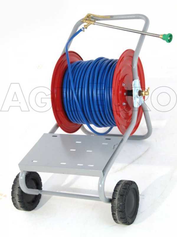 Membranpumpe Comet APS 41 mit Benzinmotor Loncin 5,5 PS auf Wagen