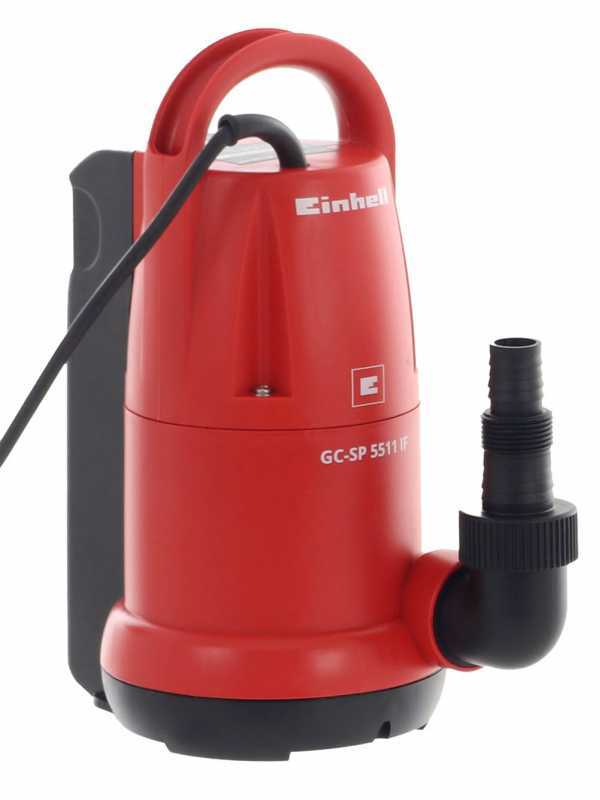 Elektrische Tauchpumpe f&uuml;r Klarwasser Einhell GC-SP 5511 IF - integrierter Schwimmer