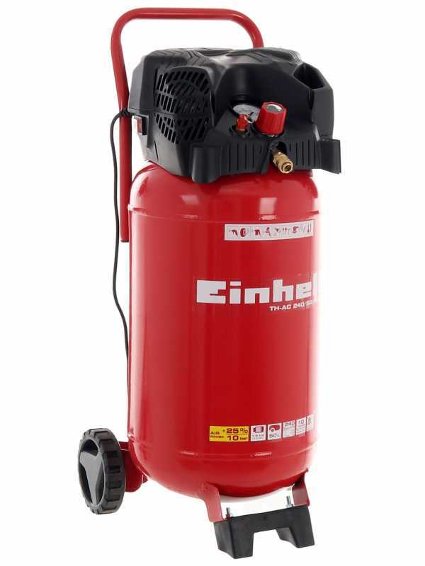 Einhell TH-AC 240/50/10 OF - Tragbarer elektrischer Kompressor Motor 2 PS - 50 l oilless