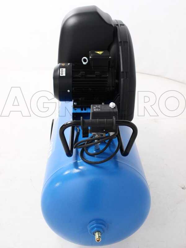 ABAC SILENT A39B 270 CT4 - Schallged&auml;mpfter dreiphasiger riemengetriebener elektrischer Luftkompressor - 4 PS Motor - 270 Liter