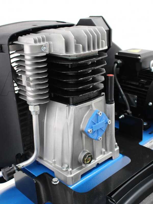 ABAC PRO A39B 200 CT3 - Schallged&auml;mpfter dreiphasiger riemengetriebener elektrischer Luftkompressor - Motor 3 PS - 200 Liter