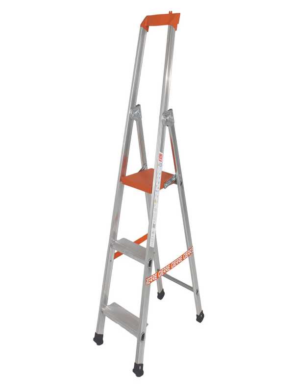 Gierre Stabila AL700DS - 3 Stufen, 1,23 m - Aluminium-Stehleiter