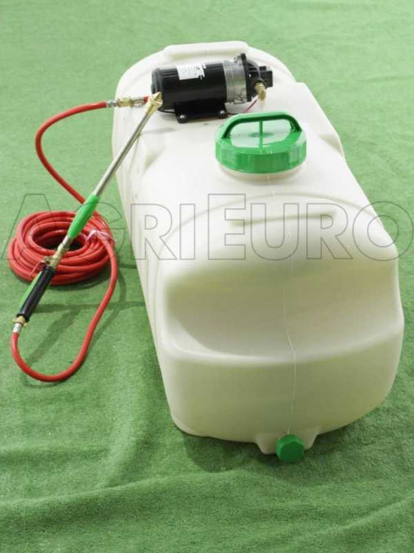 Tank f&uuml;r Spritzanwendungen 100 Liter f&uuml;r Rasentraktor - elektrisch