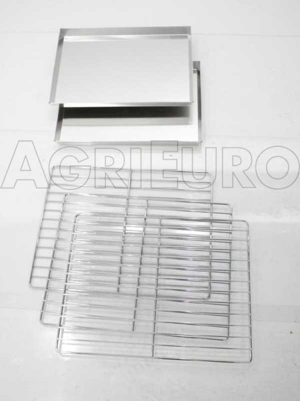 AgriEuro Medius 60 Inc - Einbau-Holzbackofen aus Stahl - Umluftbackofen