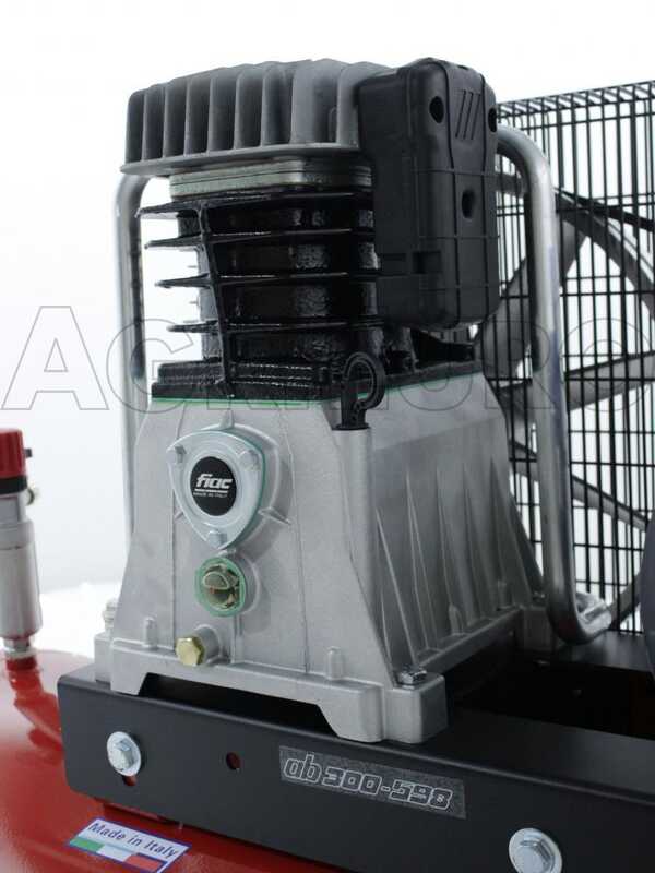 Fiac AB 300/598 - Kompressor mit Elektro-Motor und Riemenantrieb 270 L - 400V - Pressluft