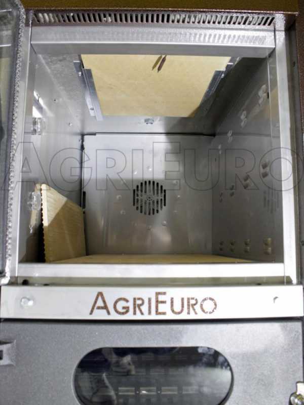 AgriEuro Medius 80 Deluxe EXT - Holzbackofen f&uuml;r drau&szlig;en aus Edelstahl - kupferfarben