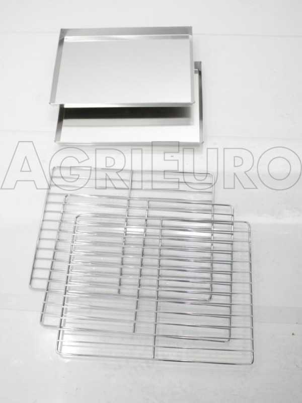 Holzbackofen f&uuml;r drau&szlig;en aus Edelstahl Agrieuro Minimus 50 EXT, Umluftbackofen