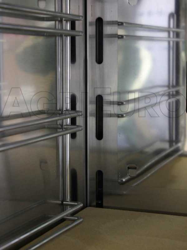 Holzbackofen f&uuml;r drau&szlig;en aus Edelstahl Agrieuro Minimus 50 EXT, Umluftbackofen