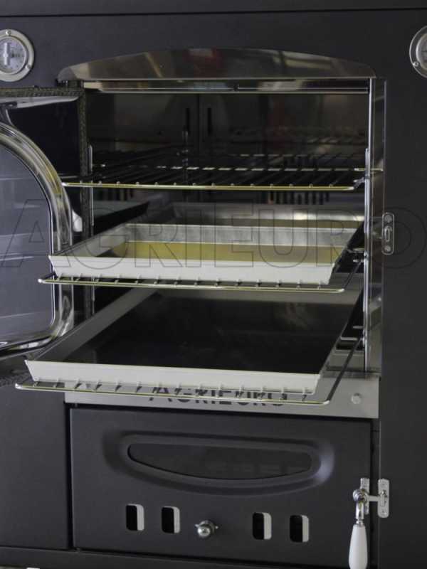 AgriEuro Medius Plus 100 Inc - Einbau-Holzbackofen - Umluftbackofen