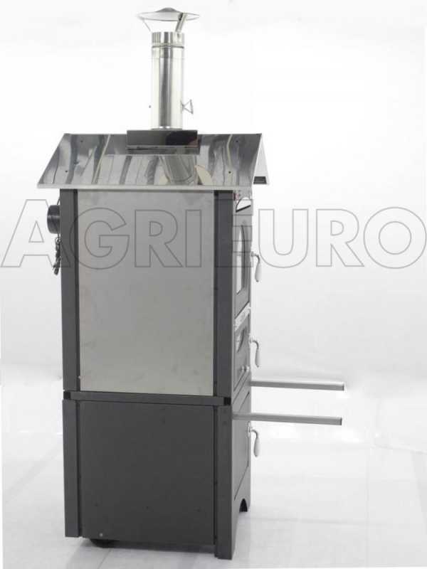 AgriEuro Minimus 50 EXT - Holzbackofen f&uuml;r drau&szlig;en - mit L&uuml;ftungssystem