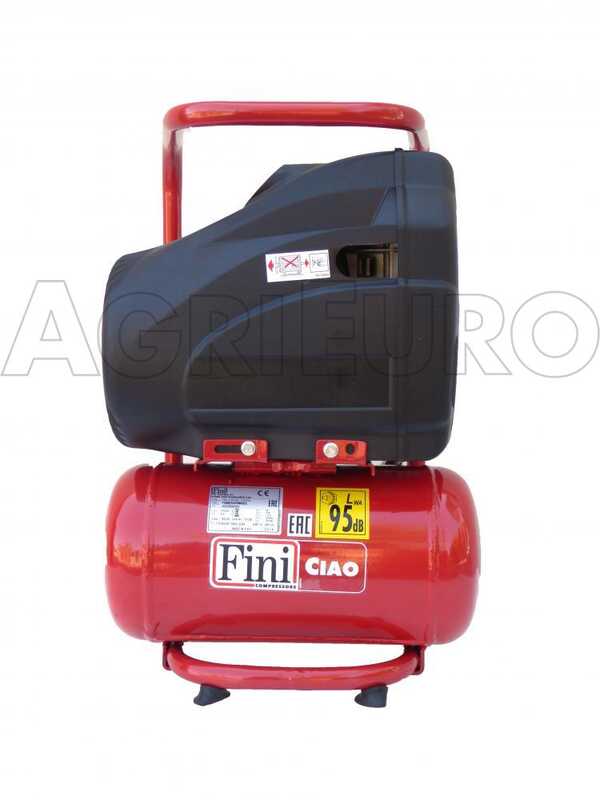 FINI CIAO 6 - Kompakter tragbarer Kompressor - Motor 1.5 PS oilless - 6 Lt