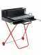 AgriEuro Premium Line Medium - Holzgrill - Grillrost aus Edelstahl 64x34 mit Auffangwanne - zusammenklappbar und tragbar