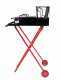 AgriEuro Premium Line Medium - Holzgrill - Grillrost aus Edelstahl 64x34 mit Auffangwanne - zusammenklappbar und tragbar