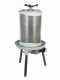 Grifo PEA40 - Pneumatische Obstpresse 40 L - Presskorb aus Edelstahl