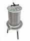 Grifo PEA40 - Pneumatische Obstpresse 40 L - Presskorb aus Edelstahl