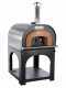 AgriEuro Cibus Inox 800 - Edelstahl Holzbackofen f&uuml;r drau&szlig;en - mit Backraum &Oslash; 80 - Backf&auml;higkeit: 5 Pizzen