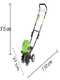 Akku-Motorhacke Greenworks G40TL 40 V mit Akku 4Ah