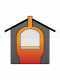 AgriEuro Magnus 80 Deluxe EXT - Holzbackofen - aus Edelstahl - kupferfarben